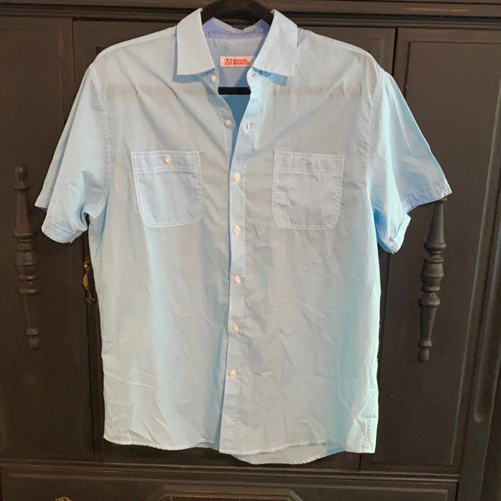 MICHAEL BRANDON SHORT SLEEVE BUTTON DOWN